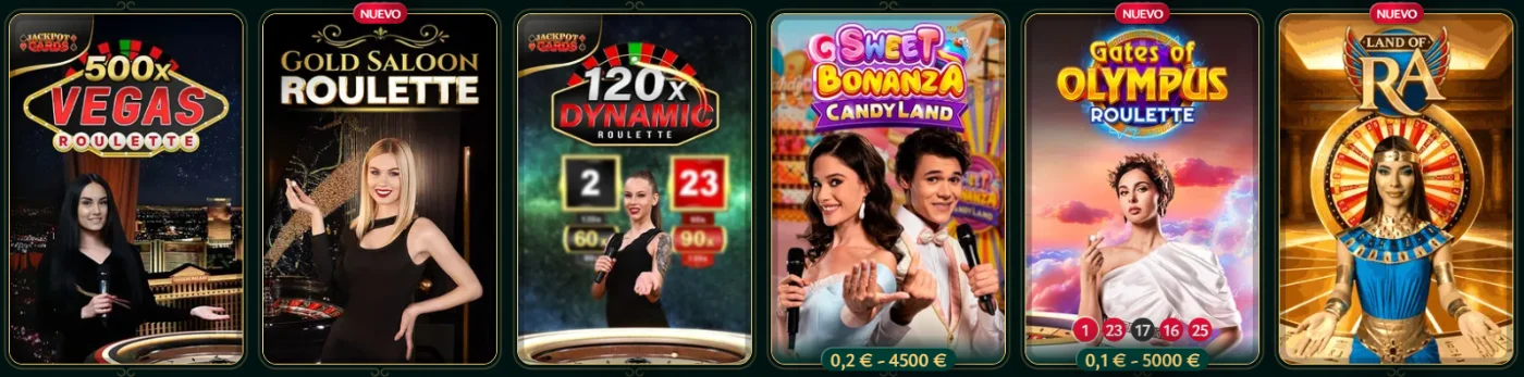 Casino en vivo  Cashed casino